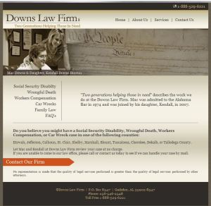 Downs Law Home Page