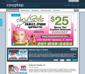 Couptap.com Screen Shot